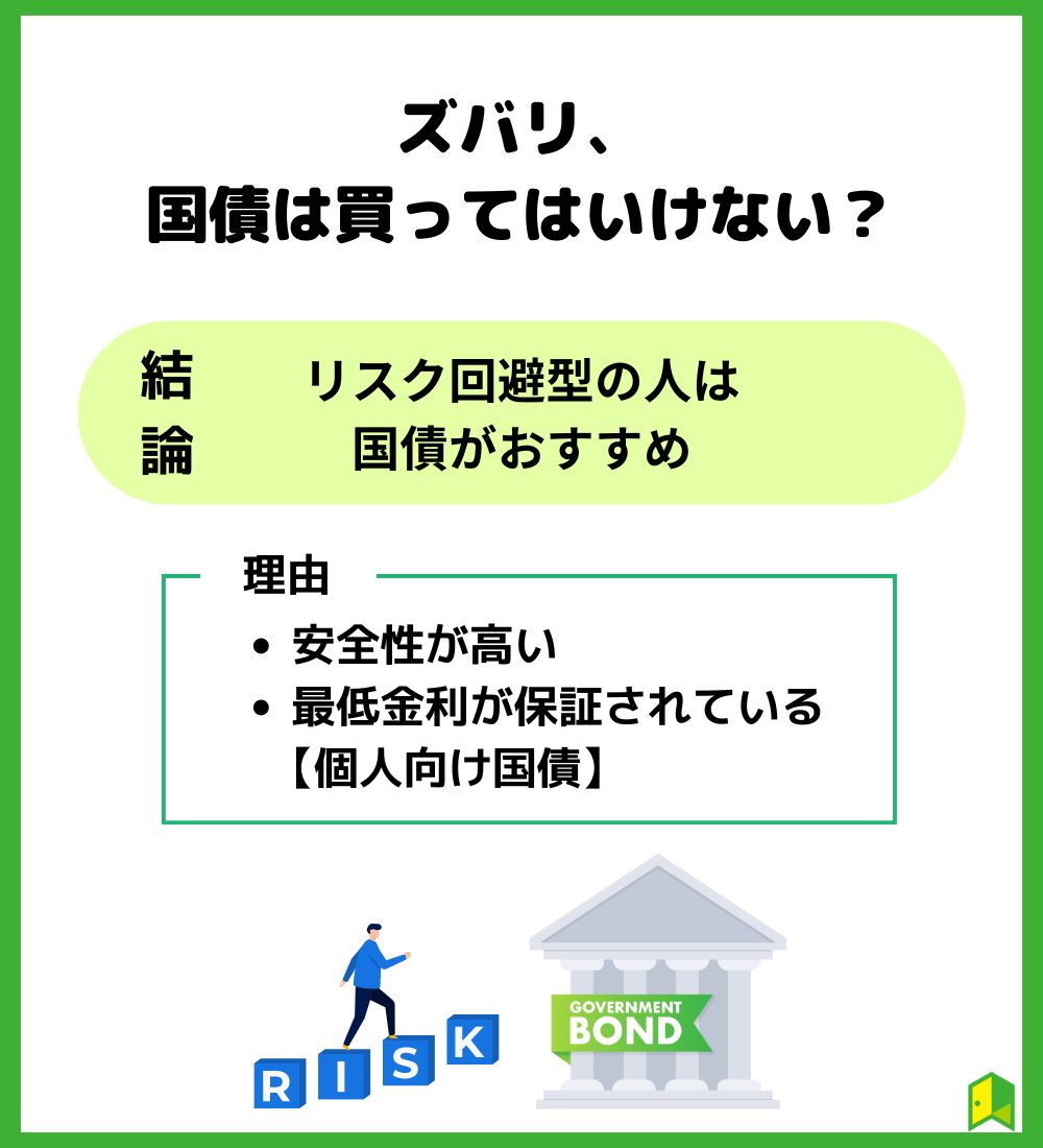 ズバリ、国債は買ってはいけない？