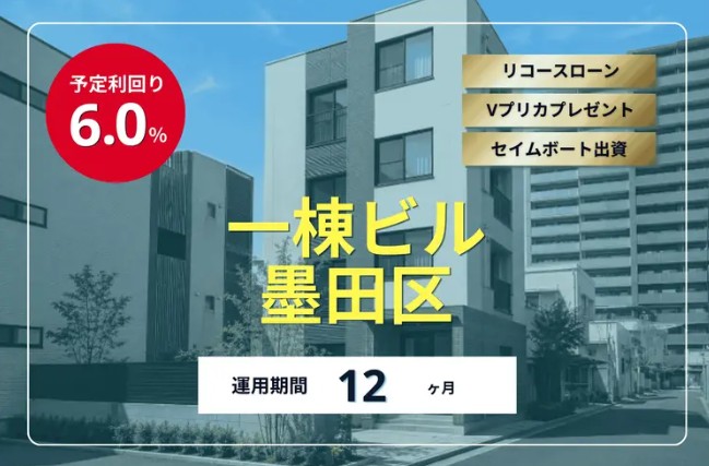 不動産担保ローンファンド#206（一棟ビル@墨田区）